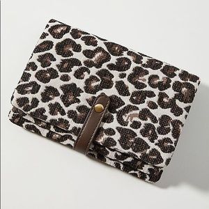 ANTHROPOLOGIE CARLIN LEOPARD CROSSBODY BAG